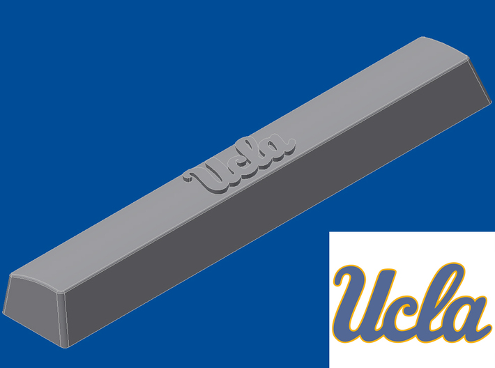 UCLA Spacebar Keycap (6.25x) 3d printed