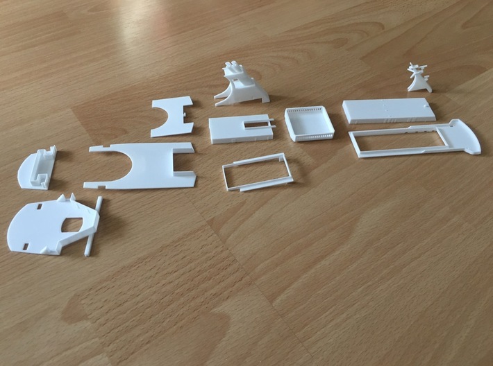 Arkona, Decks & Details (1:400, RC) 3d printed decks and superstructure parts