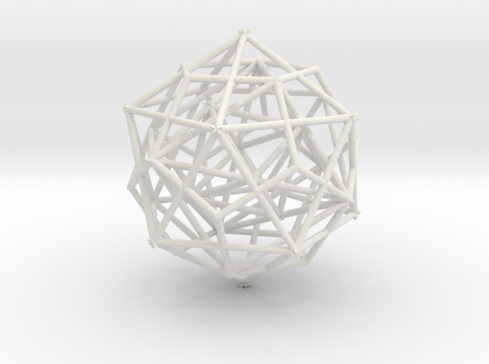 Nested Platonic Solids 3d printed