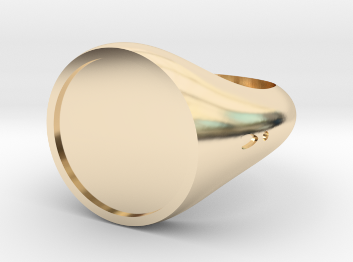 Ring Chevaliere size 12 US 3d printed