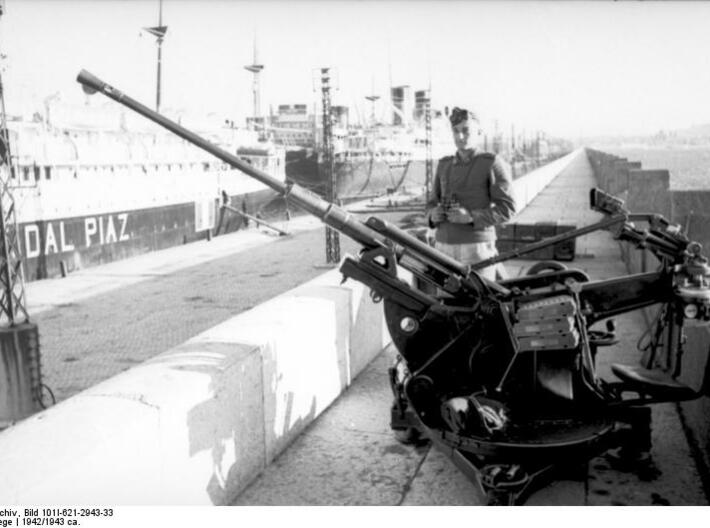 1/96 Germany Kriegsmarine 2 cm Flak 3d printed 