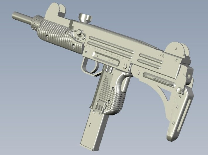 1/16 scale IMI Uzi submachineguns x 5 3d printed 