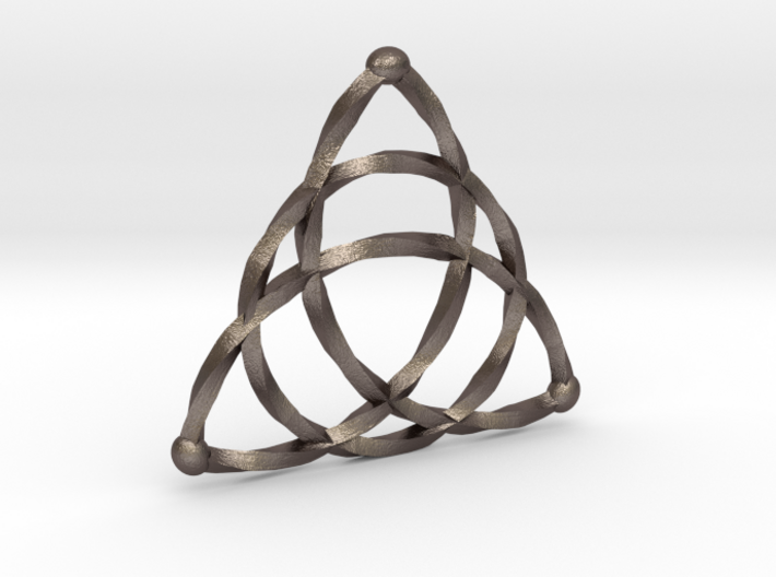 Triqeutra Celtic Knot - Large 3d printed