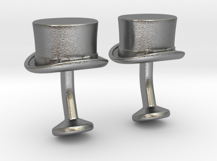 Top Hat Cufflinks 3d printed