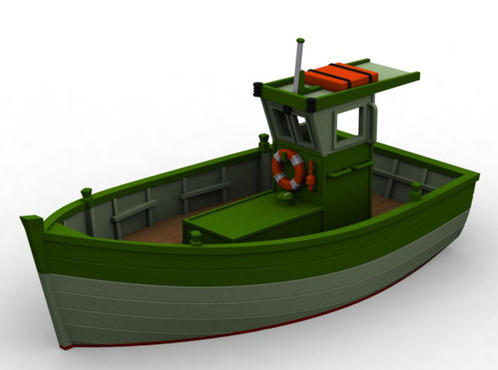 HObat10  - Small boat 3d printed 