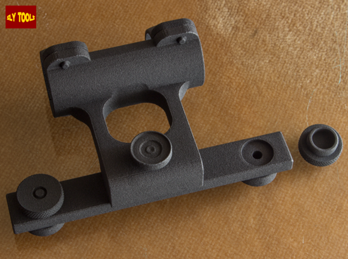 ANH - Scope Mount 3d printed ANH - Scope Mount in Black Strong &amp; Flexible