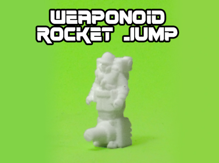 Rocket Jump Transforming Weaponoid Kit (5mm) 3d printed WS&amp;F robot mode