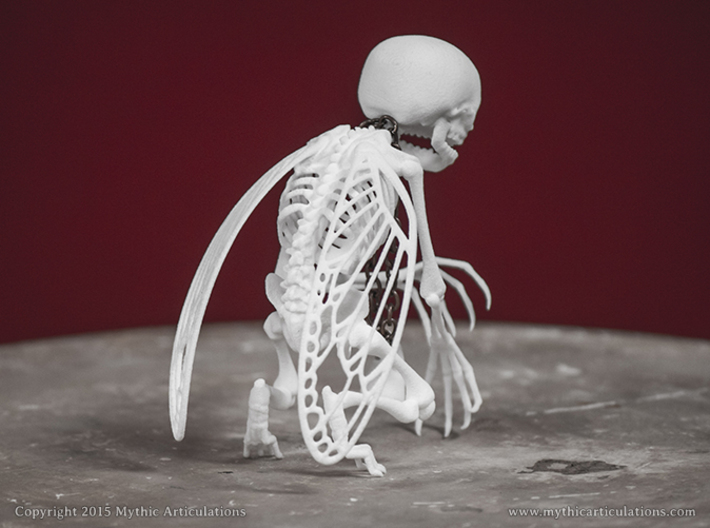 Tooth Fairy Skeleton 3d printed 