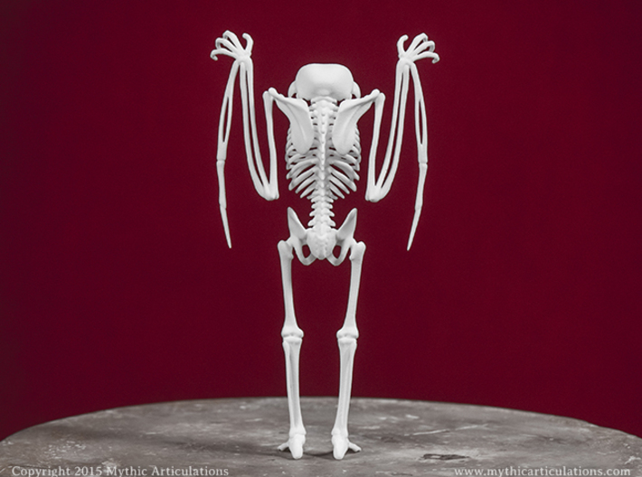 Mothman Skeleton 3d printed 