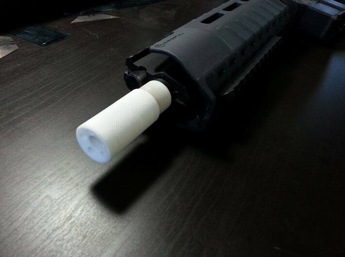 Muzzle Device Part 1 And 2 V4 3d printed 