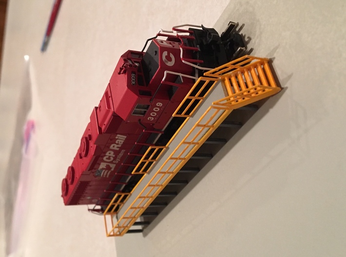 'N Scale' - 5' wide x 50' long Engine Service Plat 3d printed 