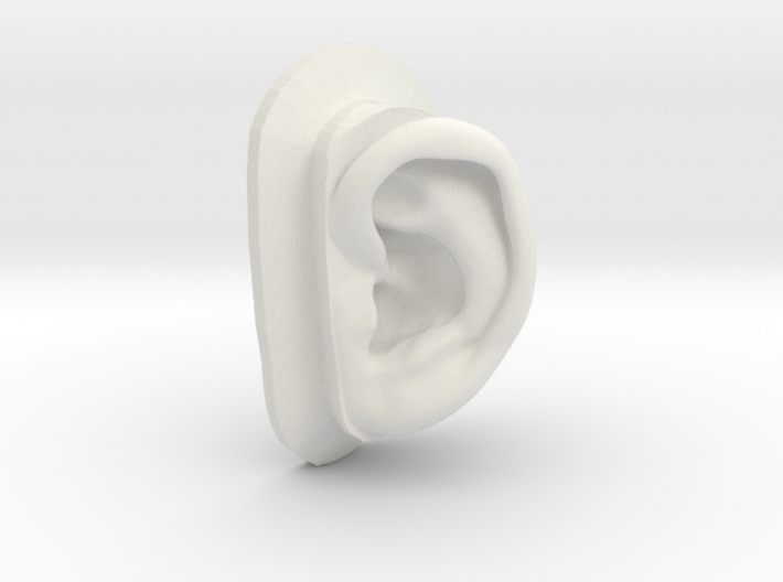 DIY Binaural Ear + Canal Anatomically Accurate - L 3d printed