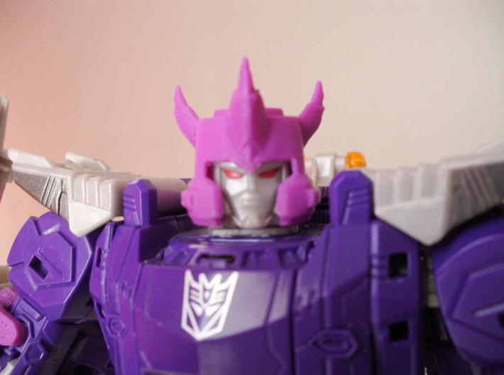 Galvatron TR Helm, IDW style  3d printed 