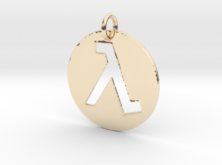 Half Life Pendant/Keychain 3d printed