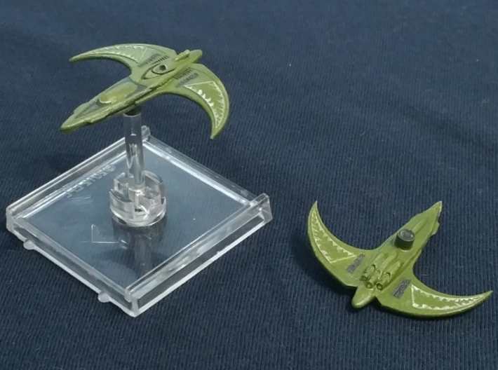 Orion Interceptor 1/3125 Attack Wing x2 3d printed The painted ships