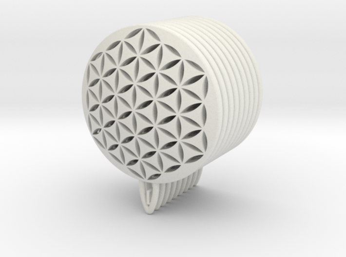 Flower of Life Key Chain 3d printed