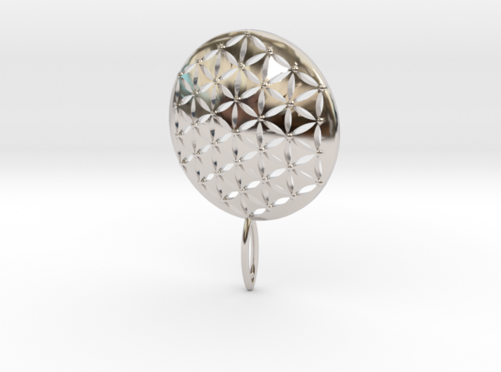 Flower of Life Keychain key fob 3d printed