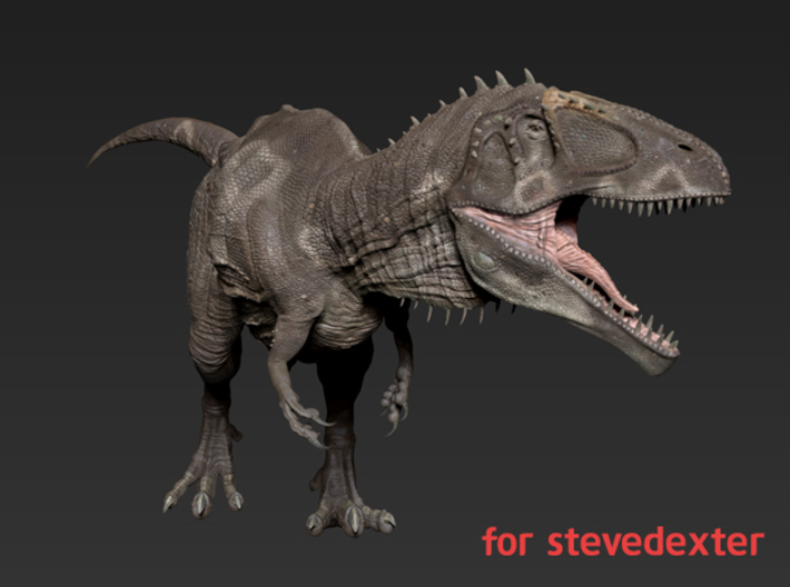 Giganotosaurus 12-13inch spine for Stevedexter 3d printed