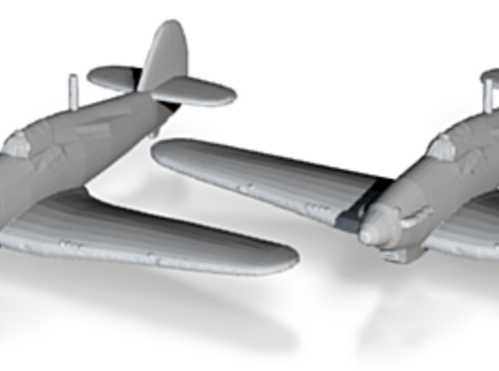 Hawker Hurricane Mk.IIb Trop 1:200 x2 FUD 3d printed
