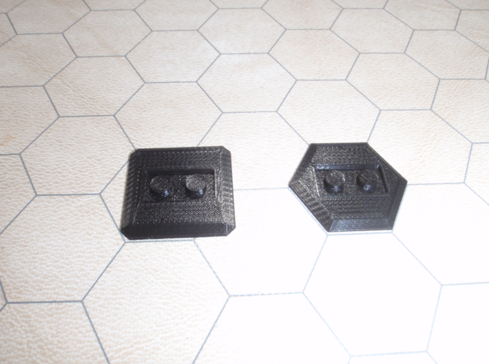 LEGO-inspired conversion base plate (square) 3d printed 