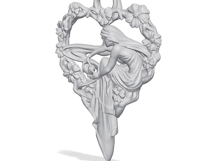 Maiden-of-the-heart-pendant-valentines-comp-entry- 3d printed