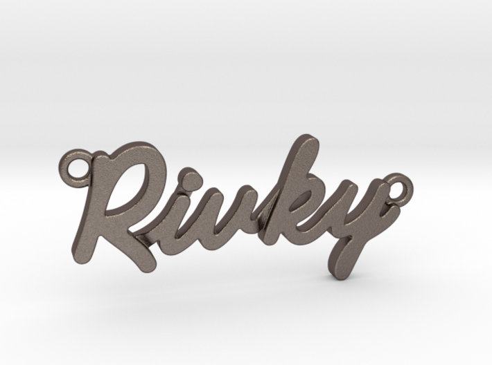 Name Pendant - &quot;Rivky&quot; 3d printed