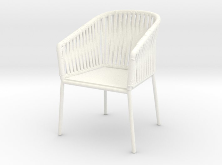 1:12 Chair Braided for patio or inside 3d printed 