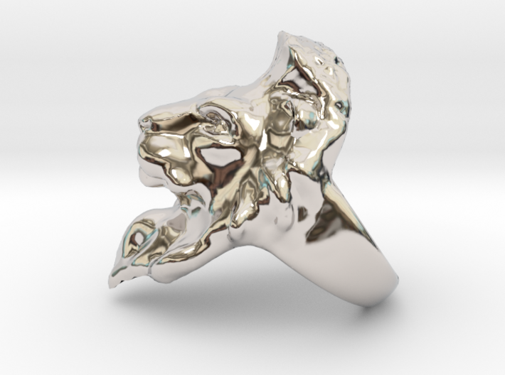 Lion Ring 20.68mm (size 11) 3d printed
