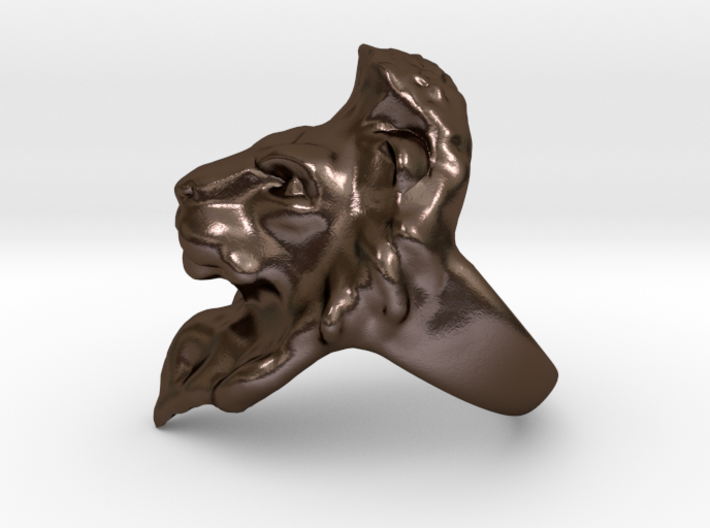 Lion Ring 16.59mm (size 6) 3d printed