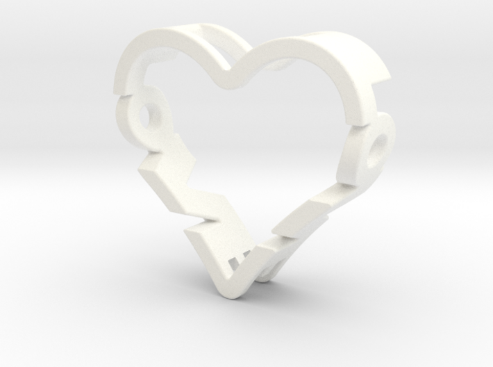 Hidden Love Pendant 3d printed