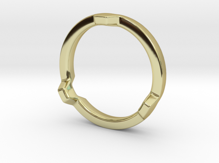 HEX 3 Ring - Slim edition 3d printed