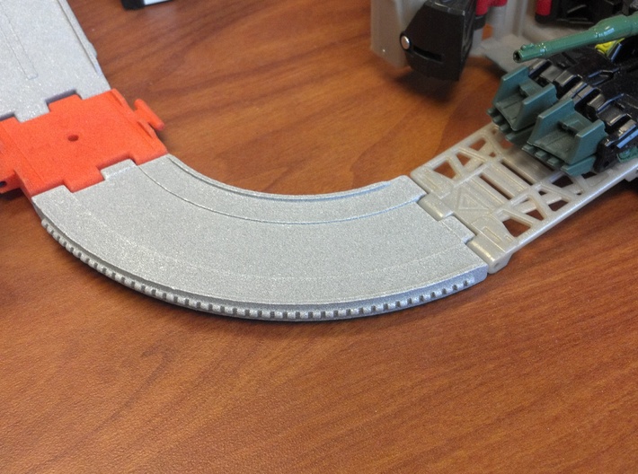 Titans Return Curved Extension Ramp 3d printed 