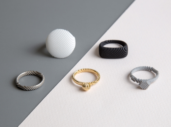 archetype - wedding ring 3d printed entire archetype collection