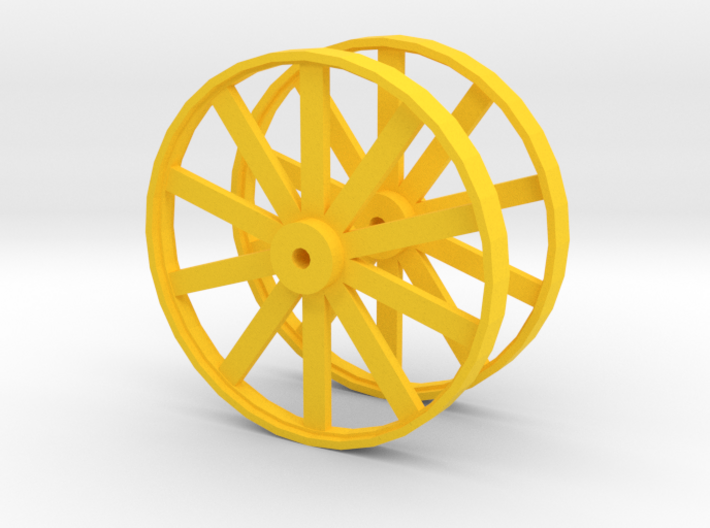 Wheels For Hot Dog Cart 3d printed