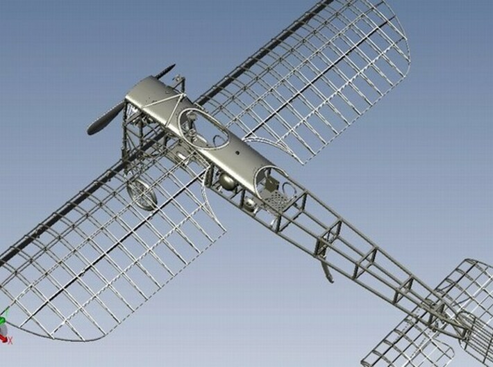 1/18 scale Bleriot XI-2 WWI model kit #1 of 3 3d printed 