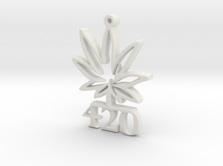 420leafup 3d printed