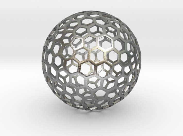 honeycomb sphere - 60 mm 3d printed