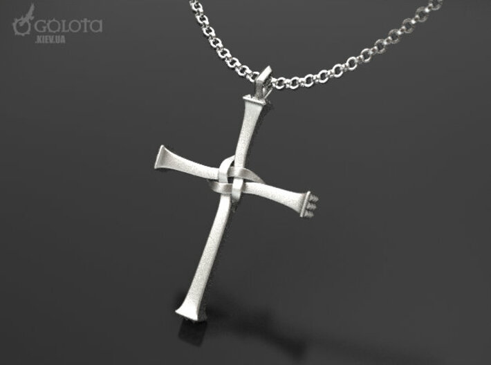 Neil Cross 3d printed Cross from nails