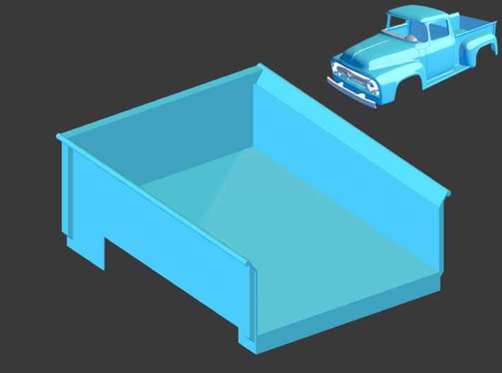 1956 Ford Pickup Bed 1/8 3d printed