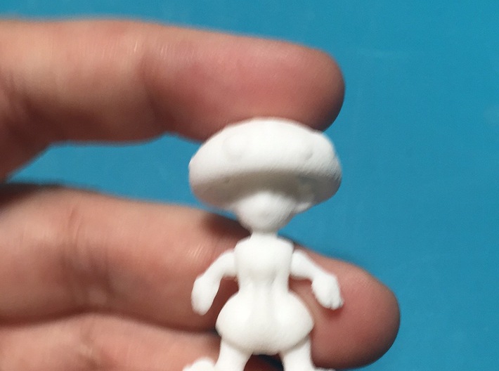 Shroomie BJD Micro doll 3d printed 