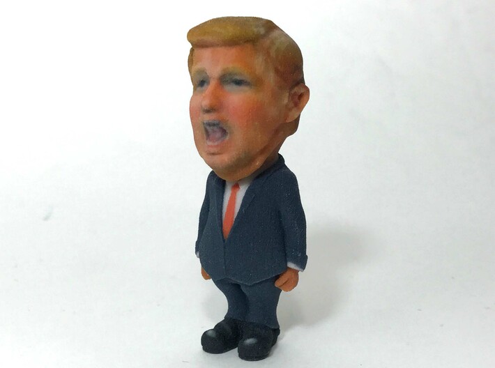 Tiny Trump Statue 3d printed