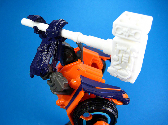 Cosmic Hammer - TF Compatible 5mm Weapon 3d printed Stop. Hammertime.