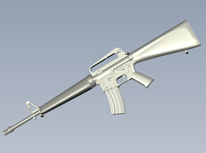 1/15 scale Colt M-16A1 rifles x 3 3d printed