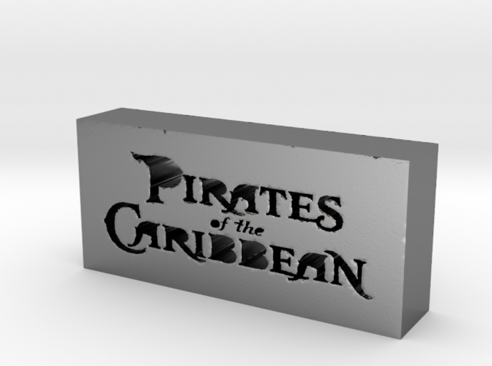 Pirates of the Caribbean Logo 3d printed