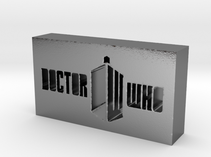 Doctor Who Logo 3d printed