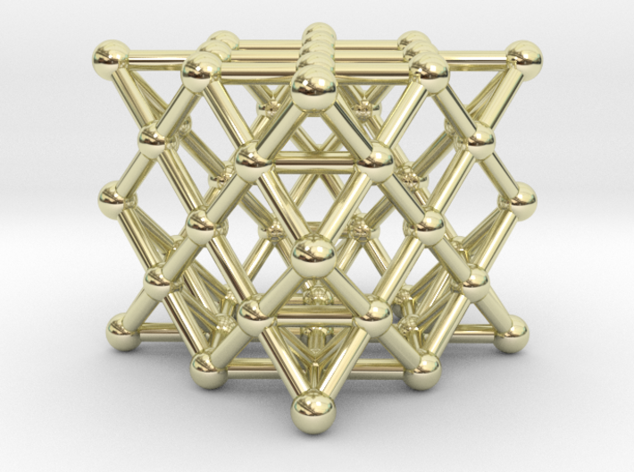 64 Tetrahedron Grid - Surface 3d printed