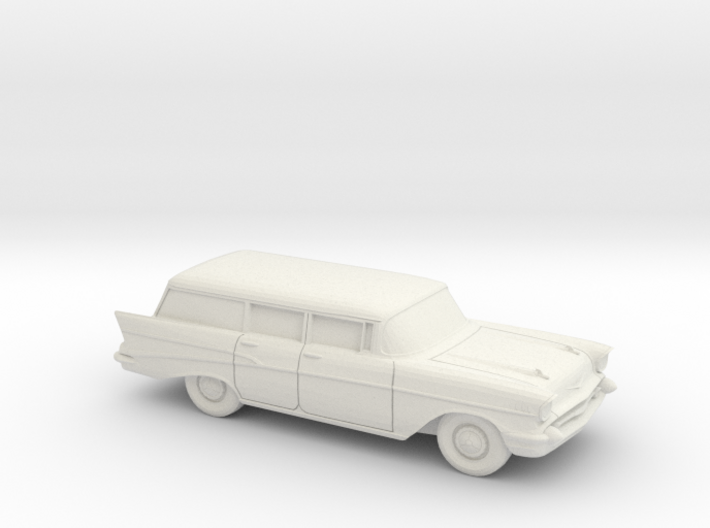 1/43 1957 Chevrolet Bel Air Station Wagon 3d printed