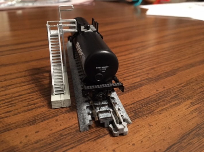 'N Scale' - Ethanol Fill Station Stairs 3d printed 