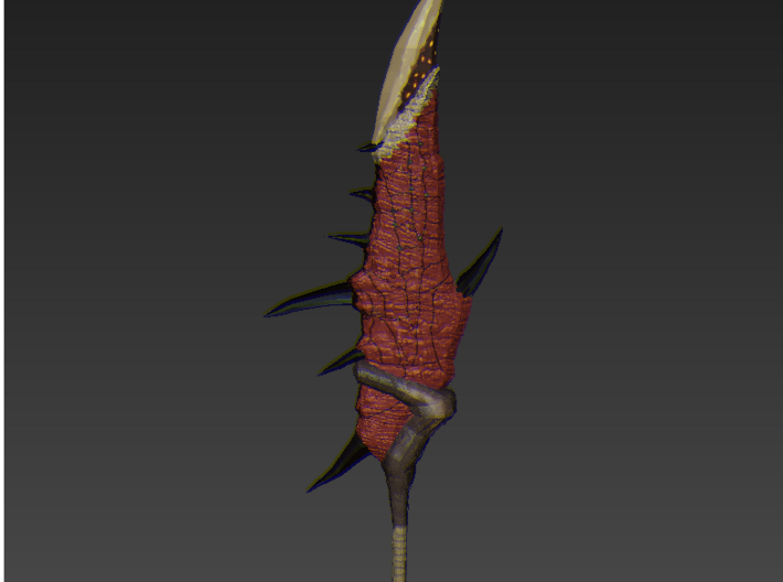 Monster Hunter: Rathalos Greatsword 3d printed How it could look like painted