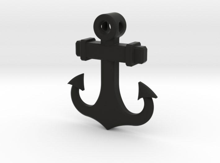 Anchor Pendant (CustomMaker) 3d printed